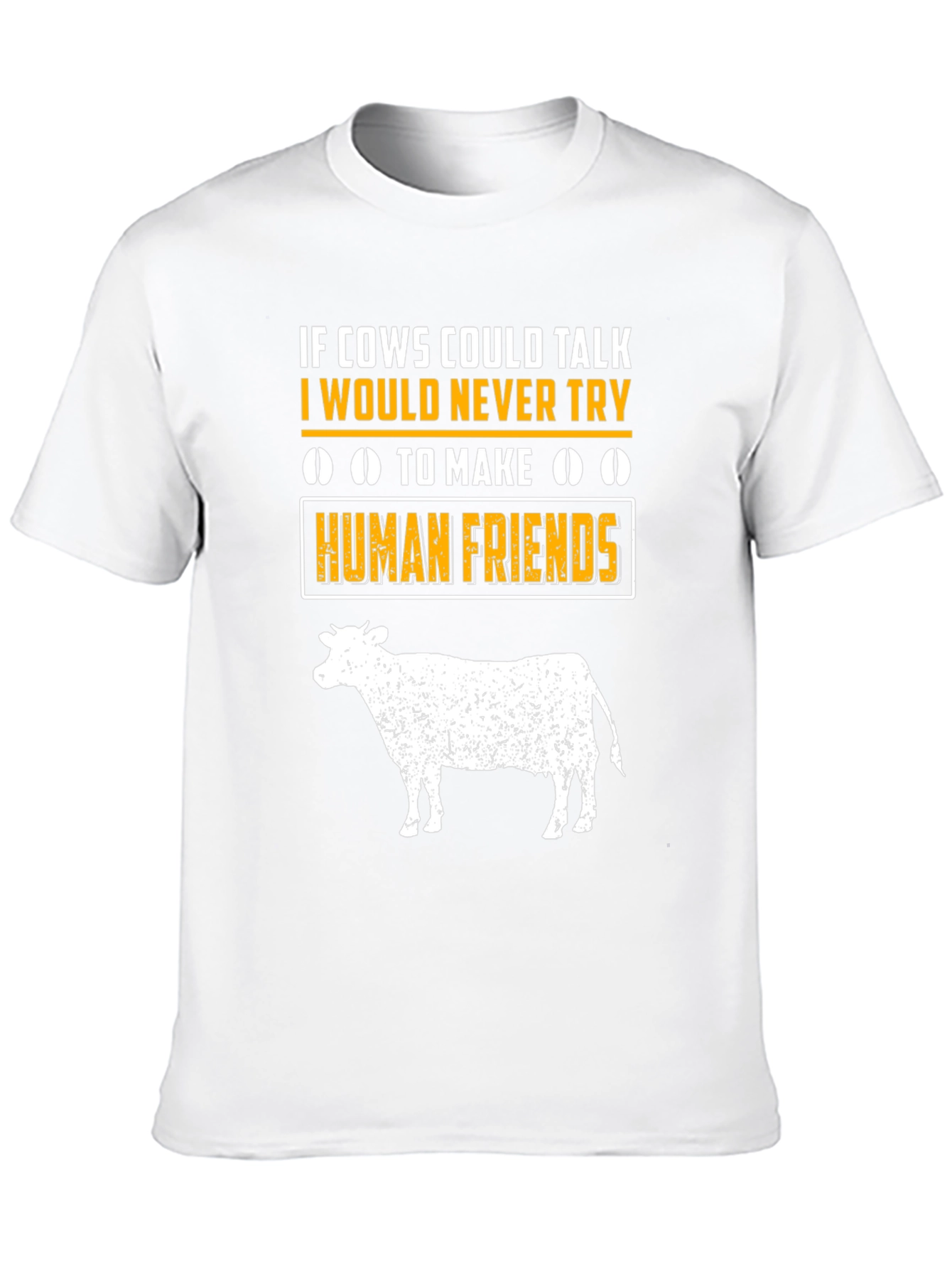 Cow Talk T-Shirt: Funny Animal Lover Tee