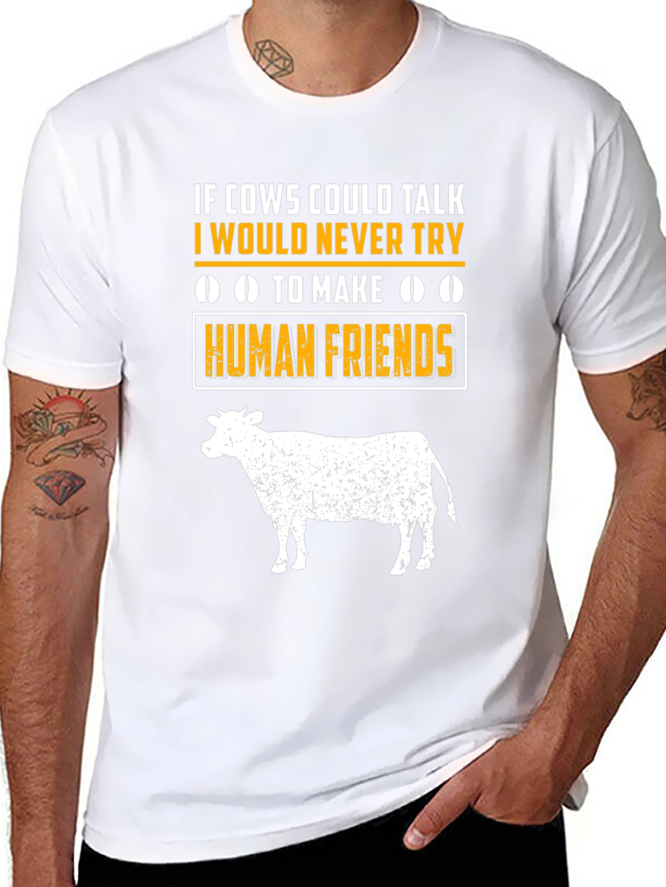Cow Talk T-Shirt: Funny Animal Lover Tee