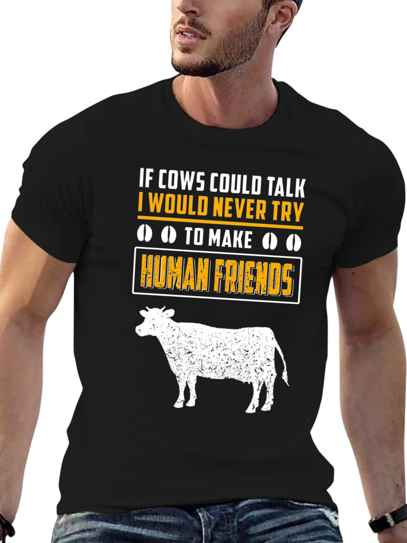 Cow Talk T-Shirt: Funny Animal Lover Tee