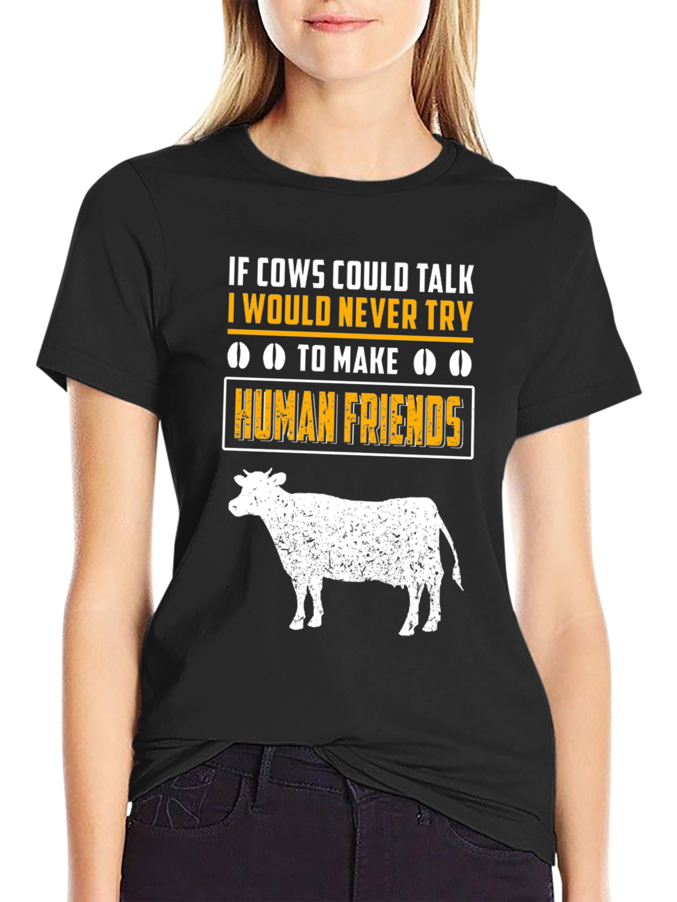 Cow Talk T-Shirt: Funny Animal Lover Tee