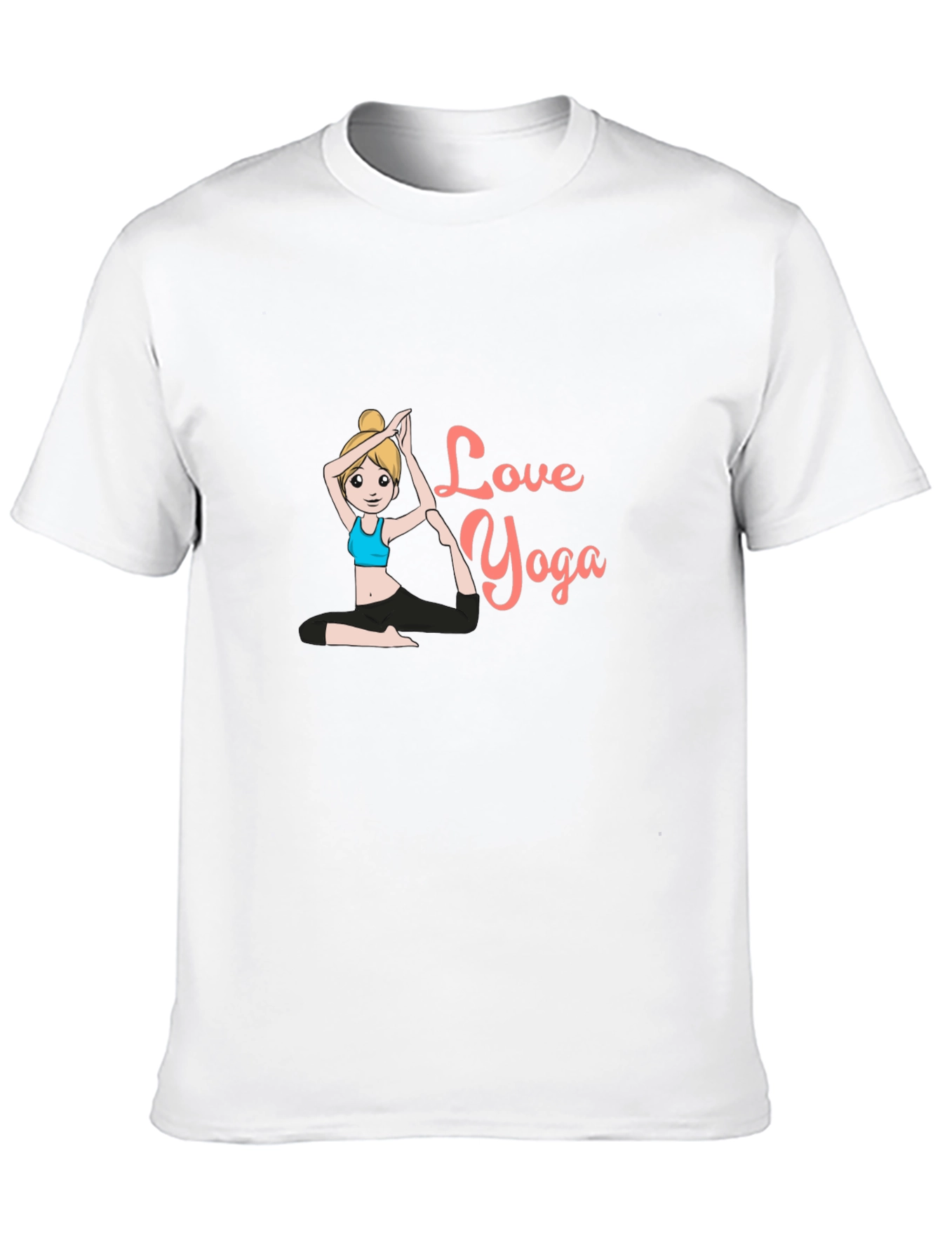 Love Yoga Black T-Shirt