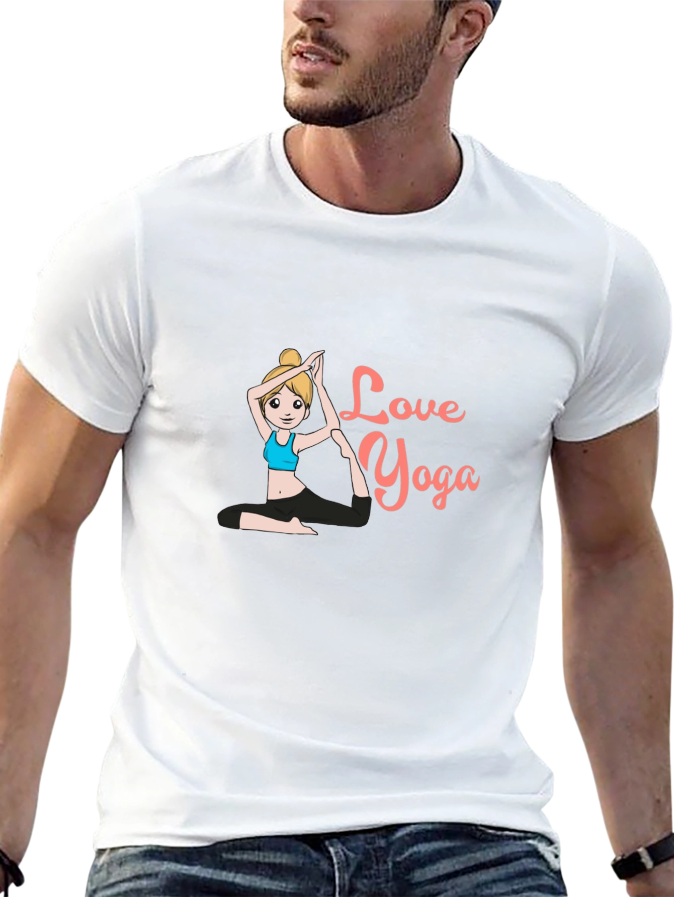 Love Yoga Black T-Shirt