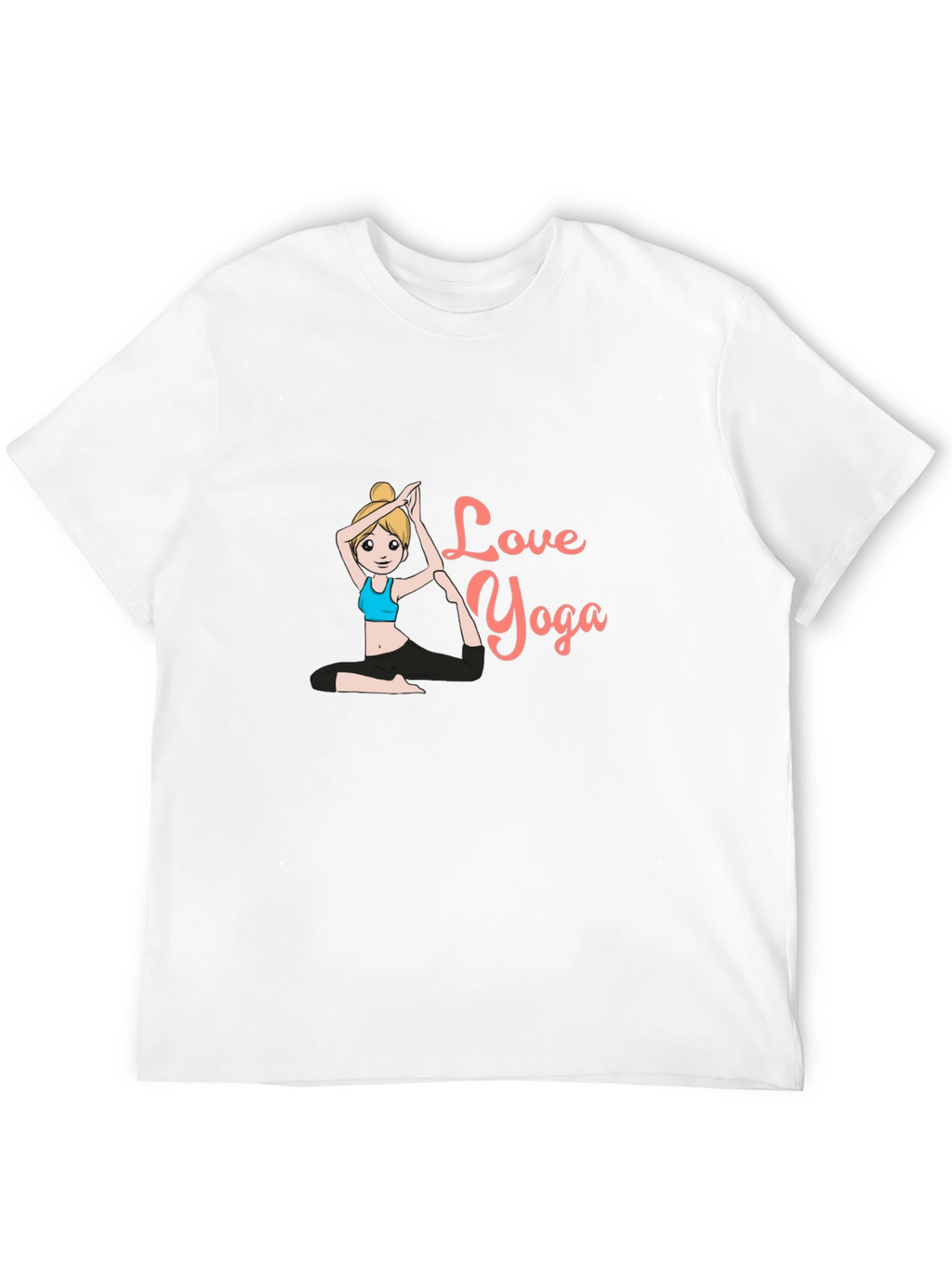 Love Yoga Black T-Shirt