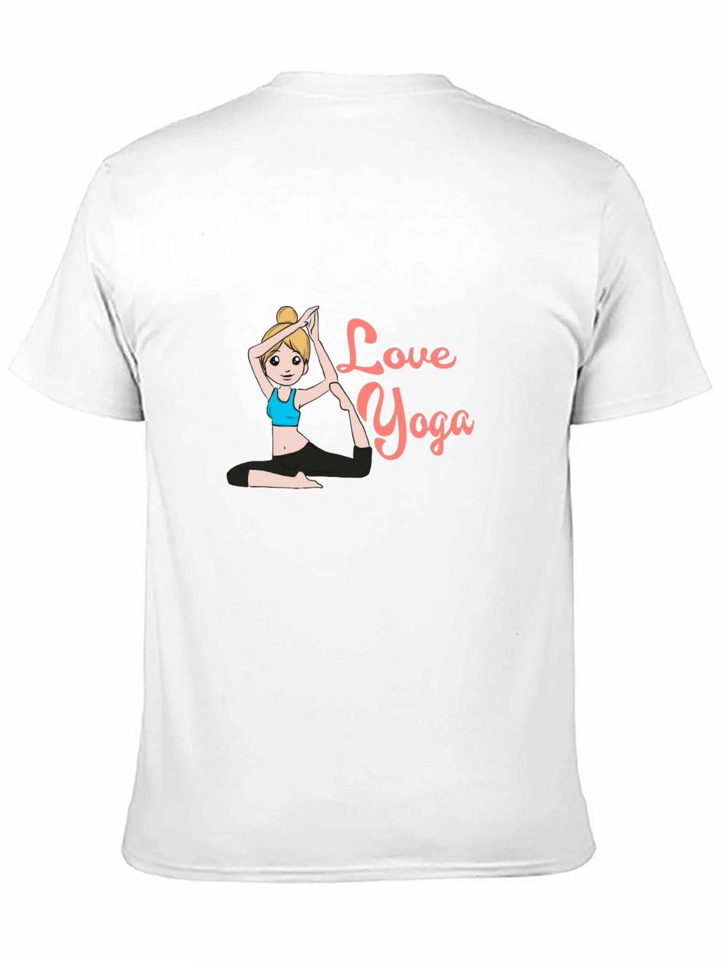 Love Yoga Black T-Shirt