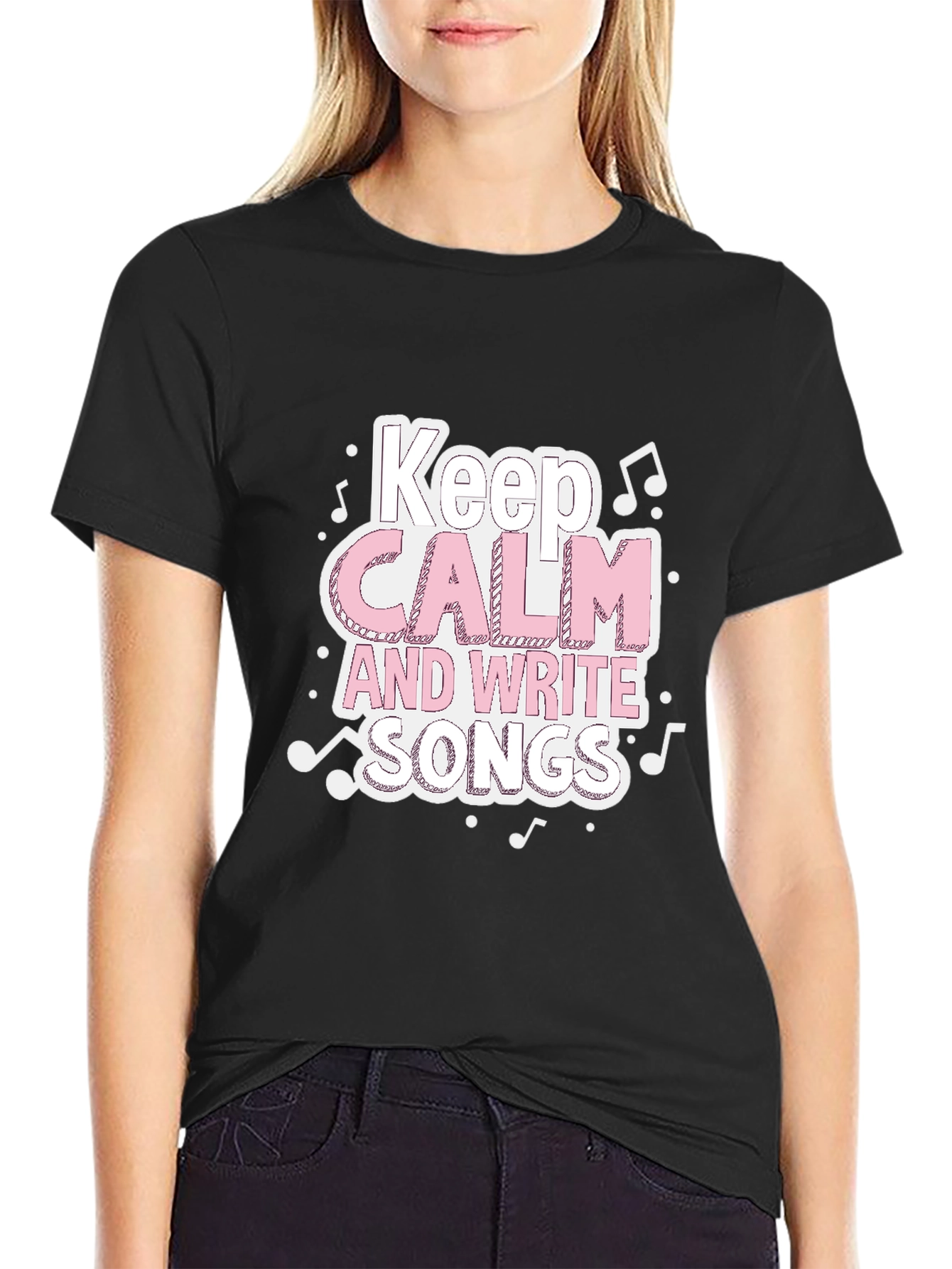 Keep Calm & Write Songs T-Shirt - Music Lover Tee