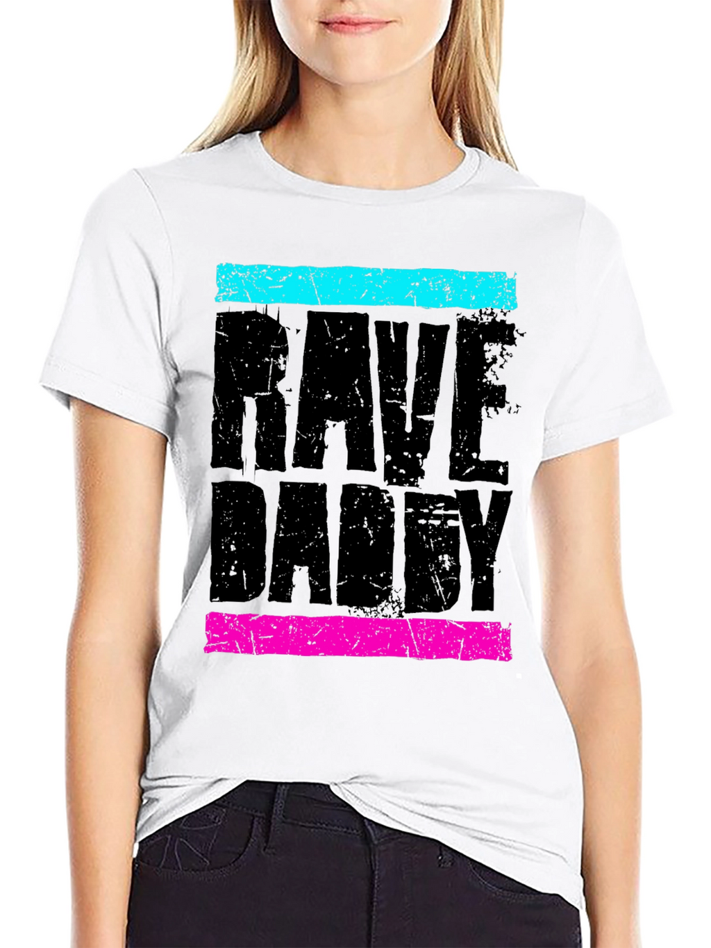 Rave Daddy T-Shirt - Neon Graphic Tee