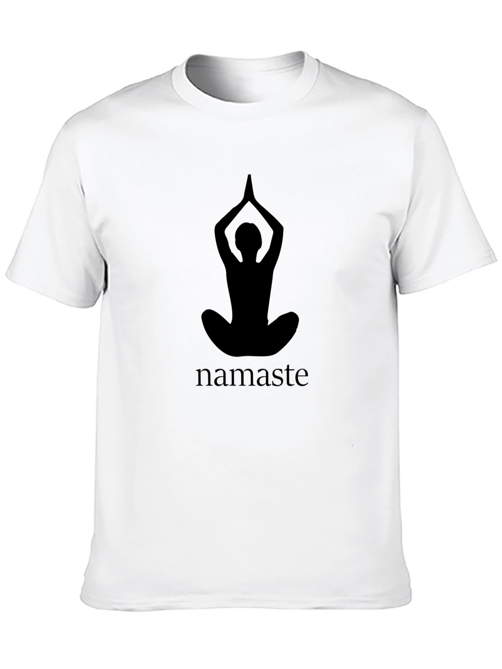Namaste Yoga Black Graphic Tee