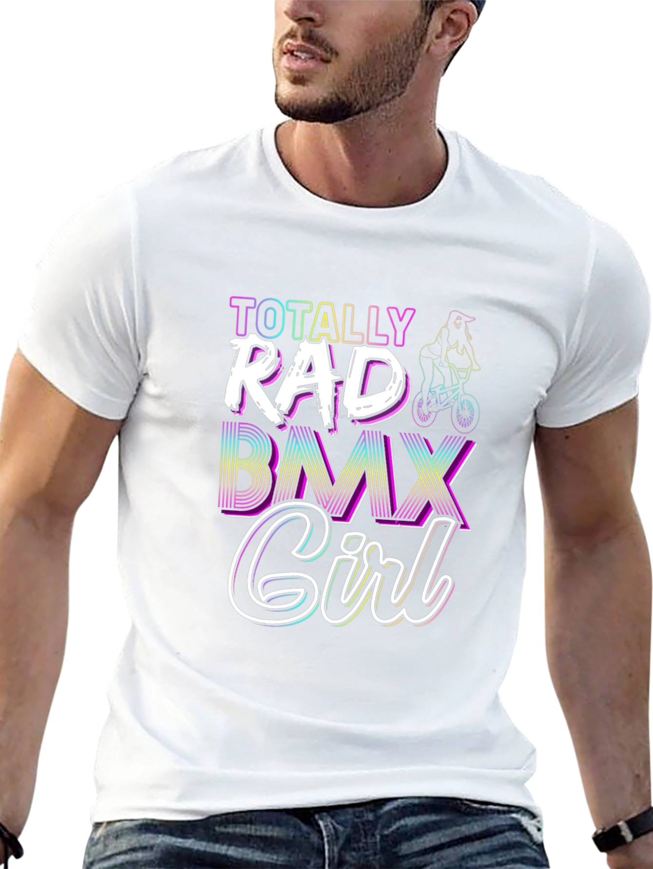 Totally Rad BMX Girl T-Shirt