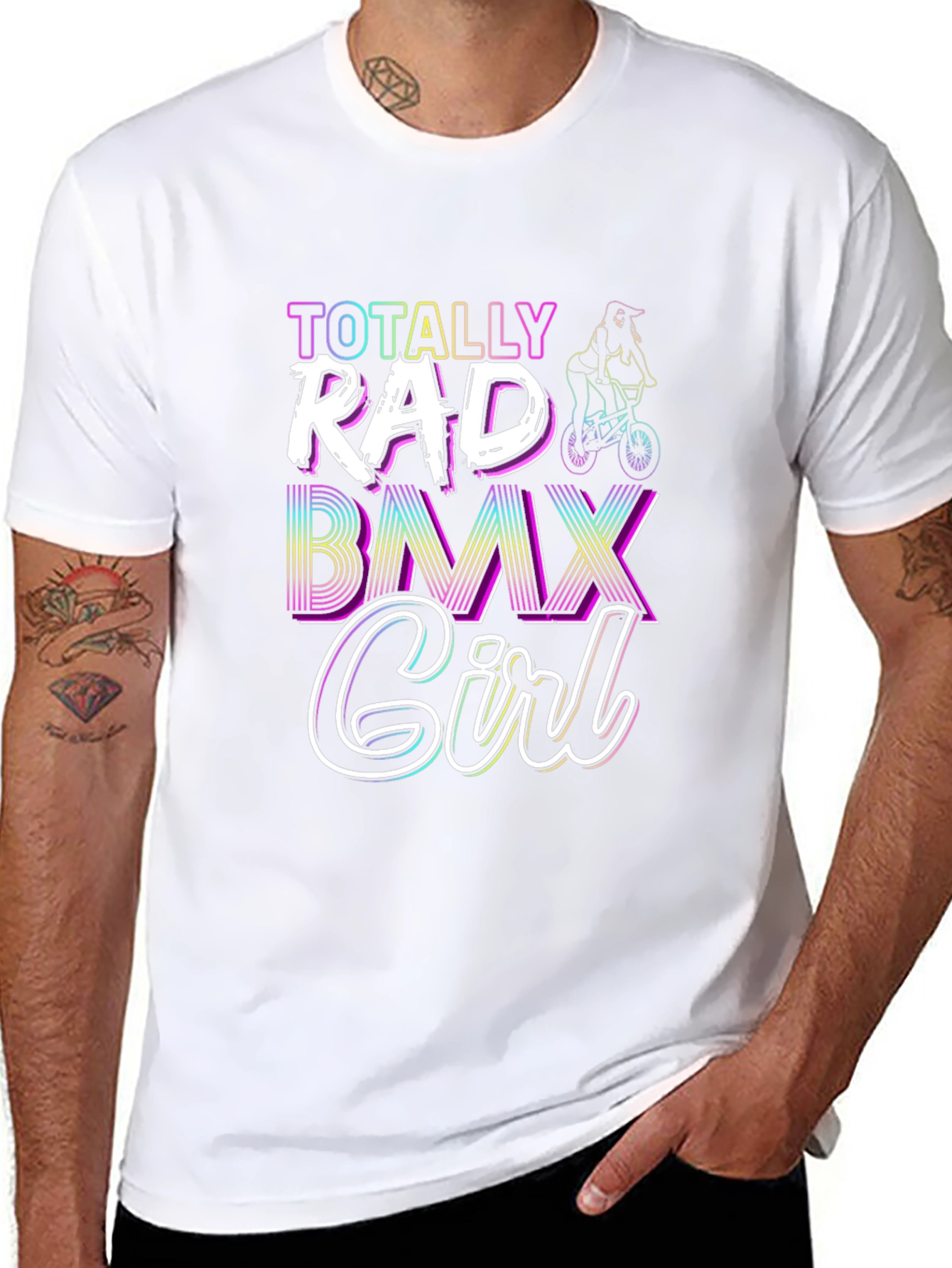 Totally Rad BMX Girl T-Shirt