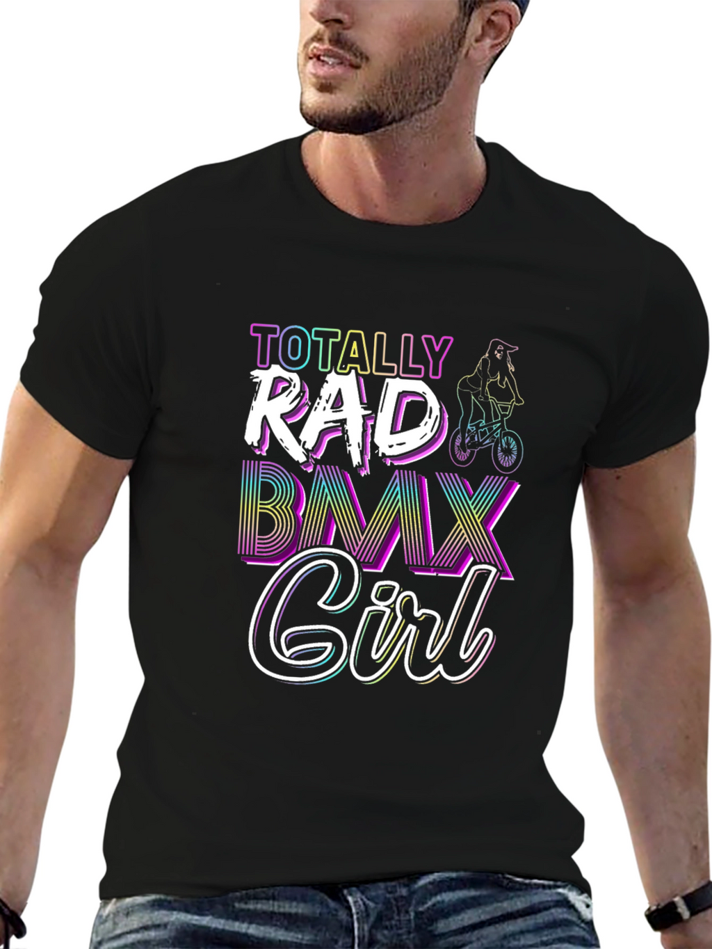 Totally Rad BMX Girl T-Shirt