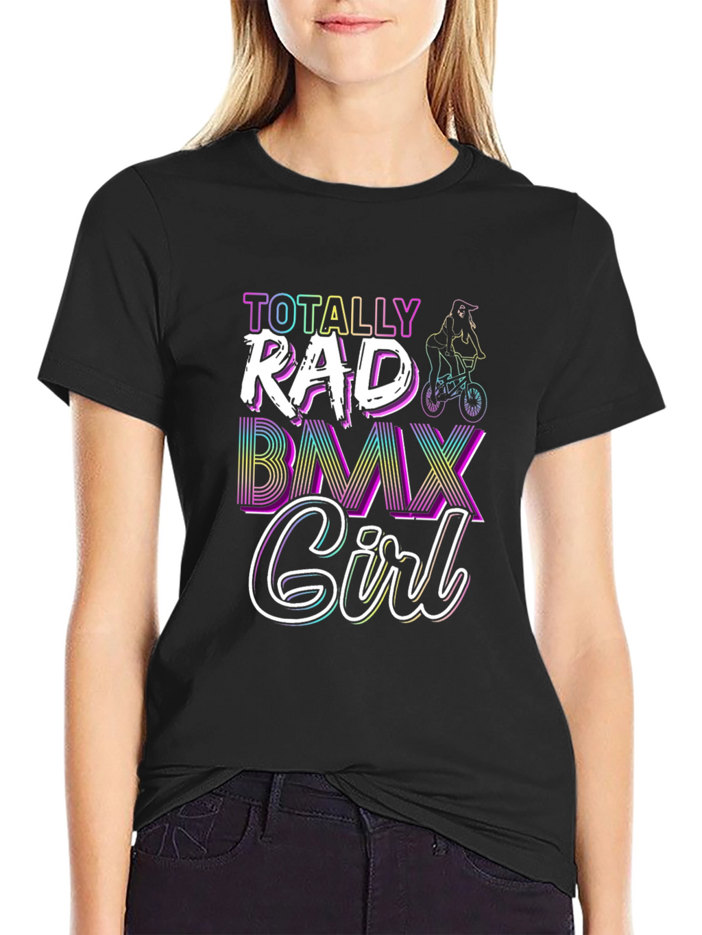 Totally Rad BMX Girl T-Shirt