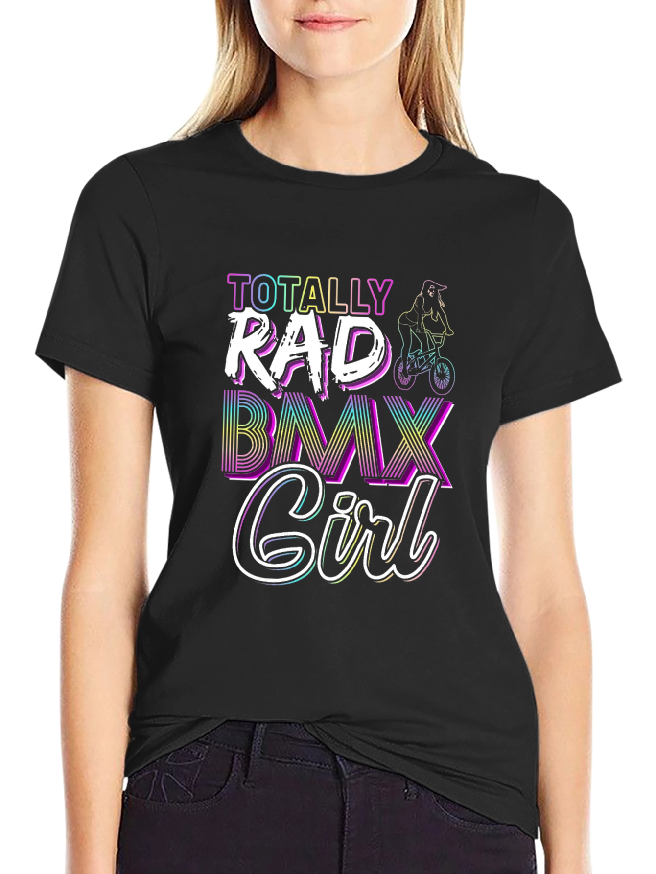 Totally Rad BMX Girl T-Shirt