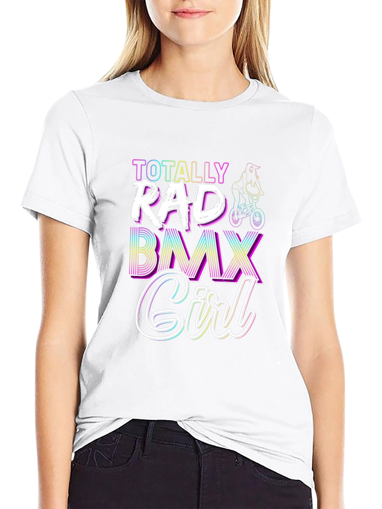 Totally Rad BMX Girl T-Shirt