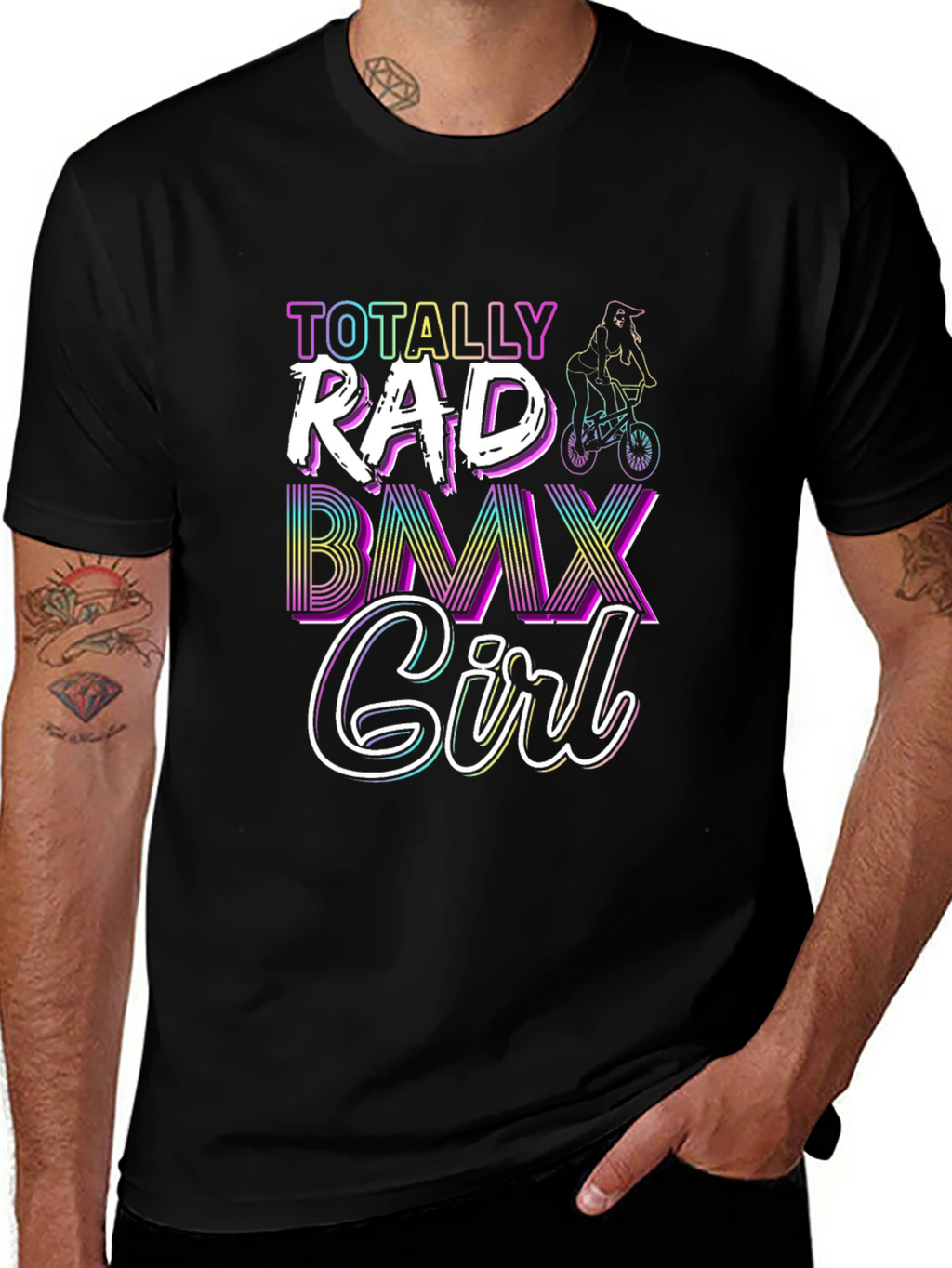 Totally Rad BMX Girl T-Shirt