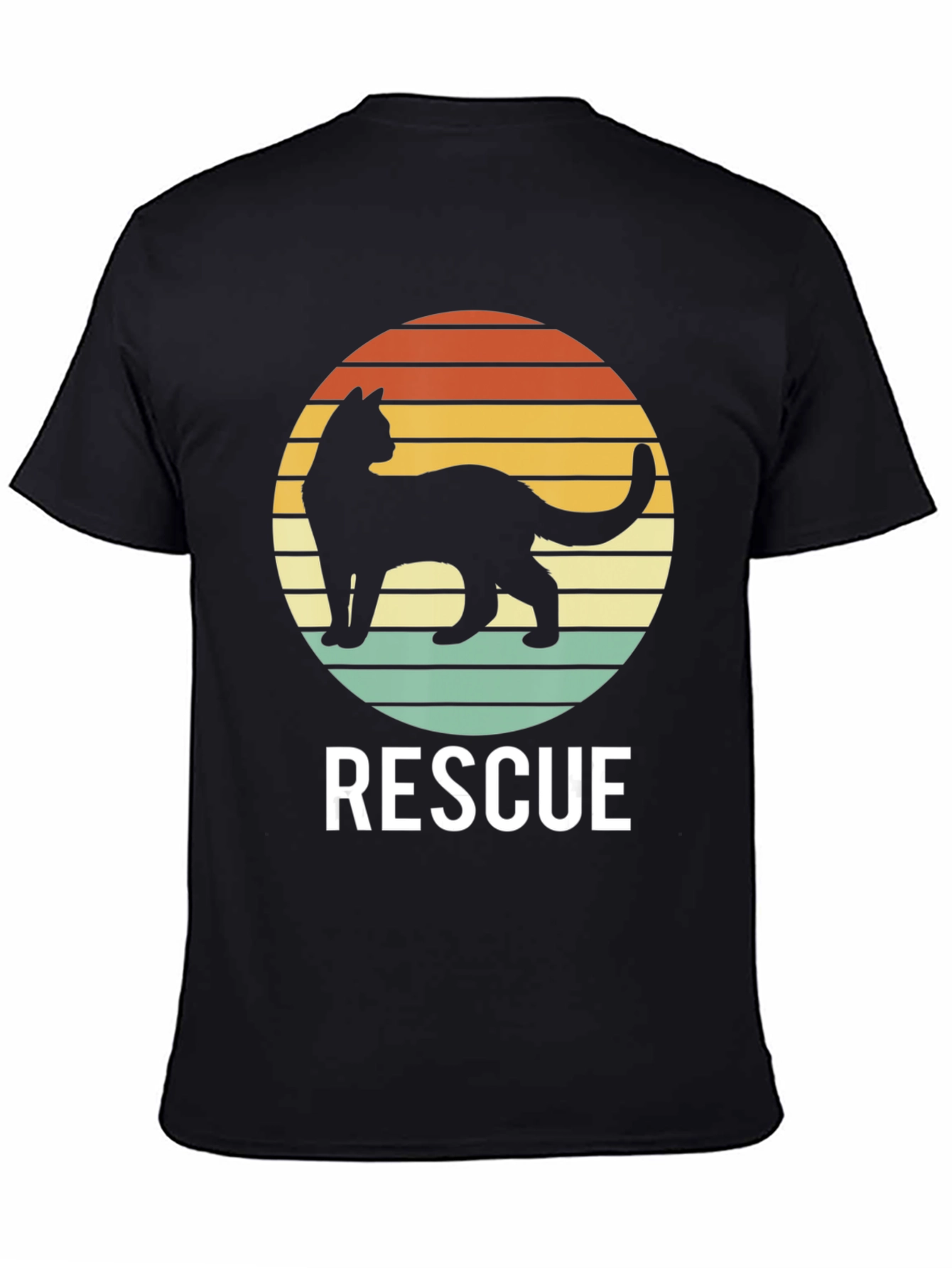 Cat Rescue T-Shirt - Retro Style