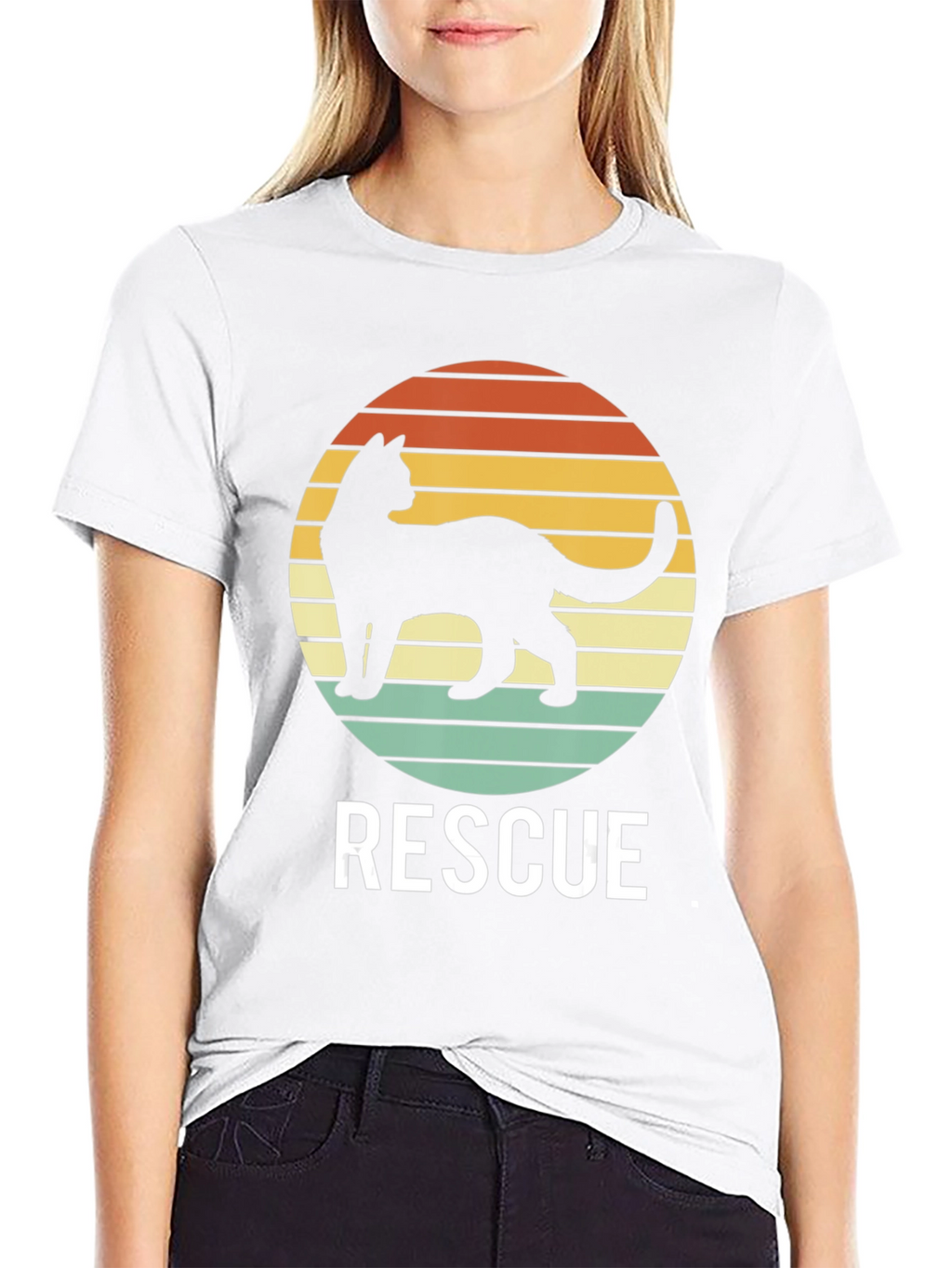Cat Rescue T-Shirt - Retro Style