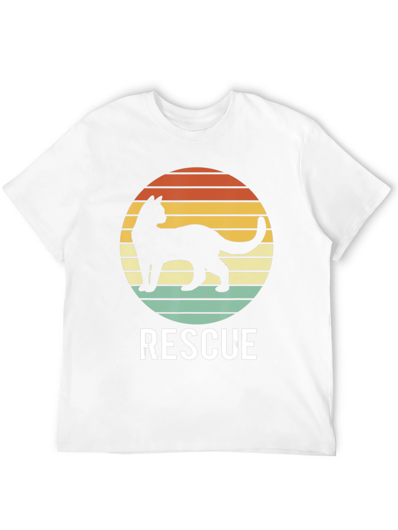 Cat Rescue T-Shirt - Retro Style