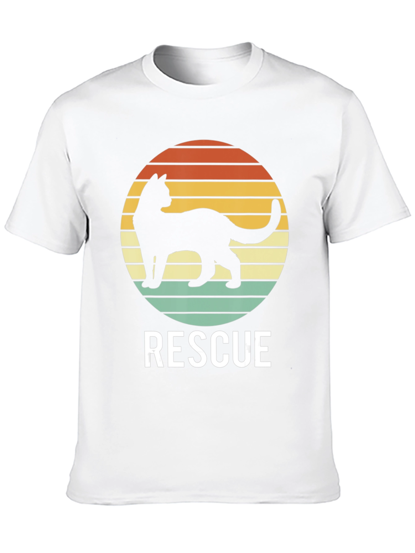 Cat Rescue T-Shirt - Retro Style