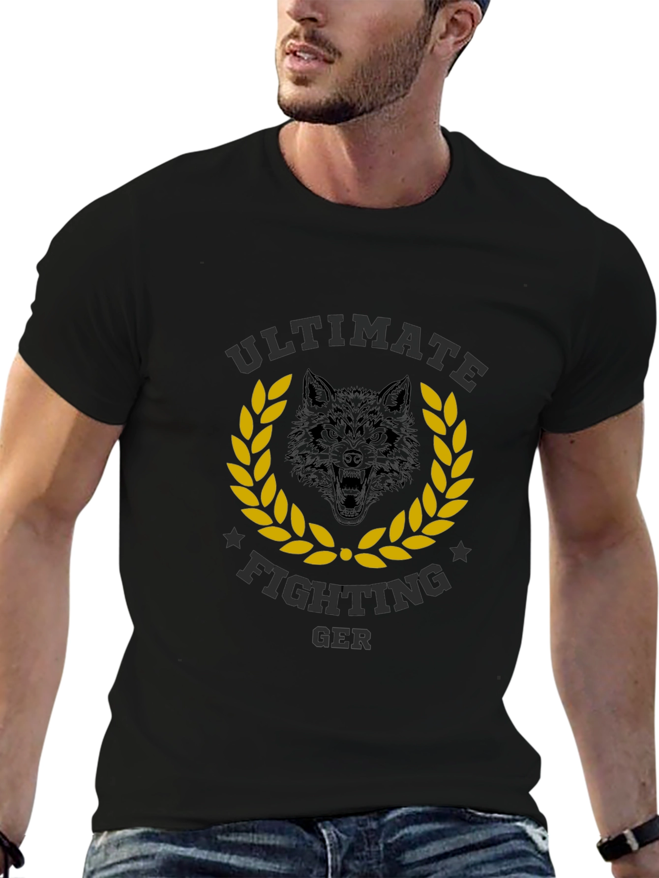 Ultimate Fighting GER Wolf Graphic T-Shirt