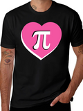 Math Lovers Pi Heart T-Shirt