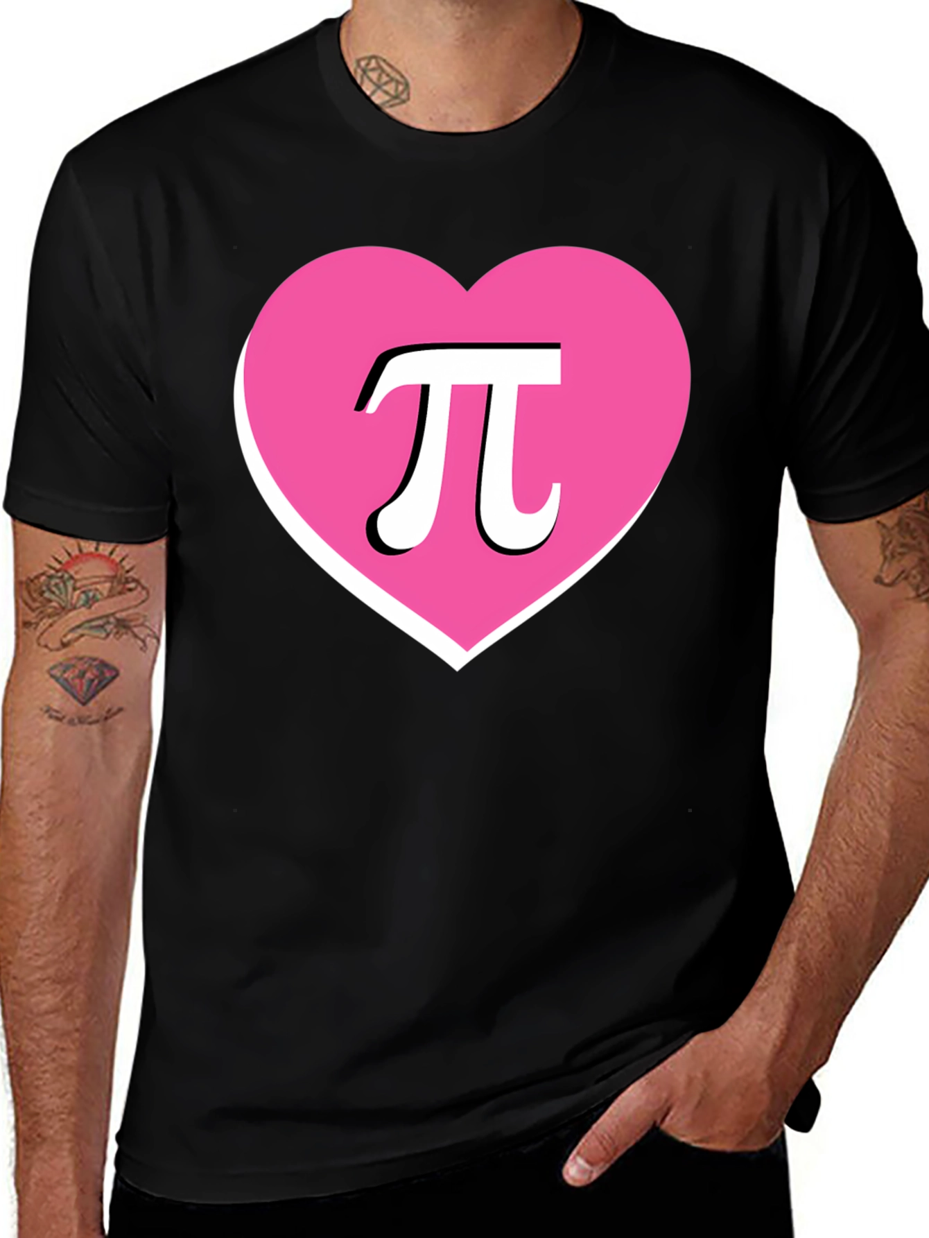 Math Lovers Pi Heart T-Shirt