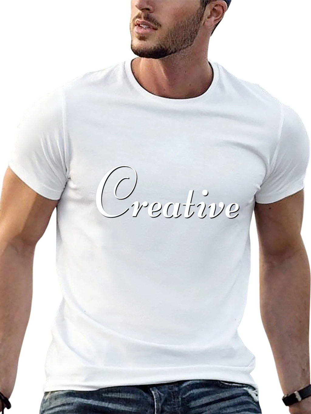 Creative Black T-Shirt