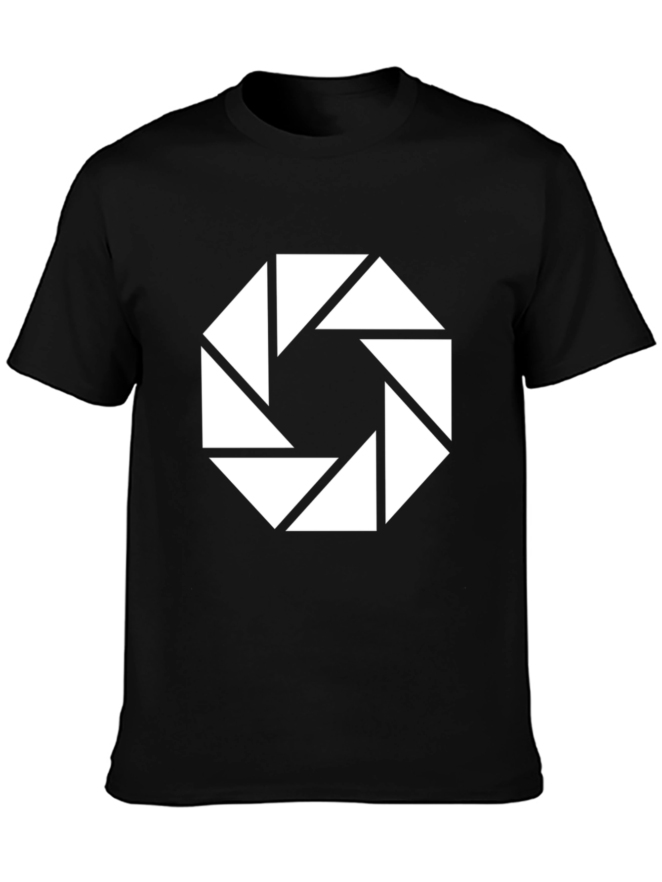 Aperture Science Logo Black T-Shirt