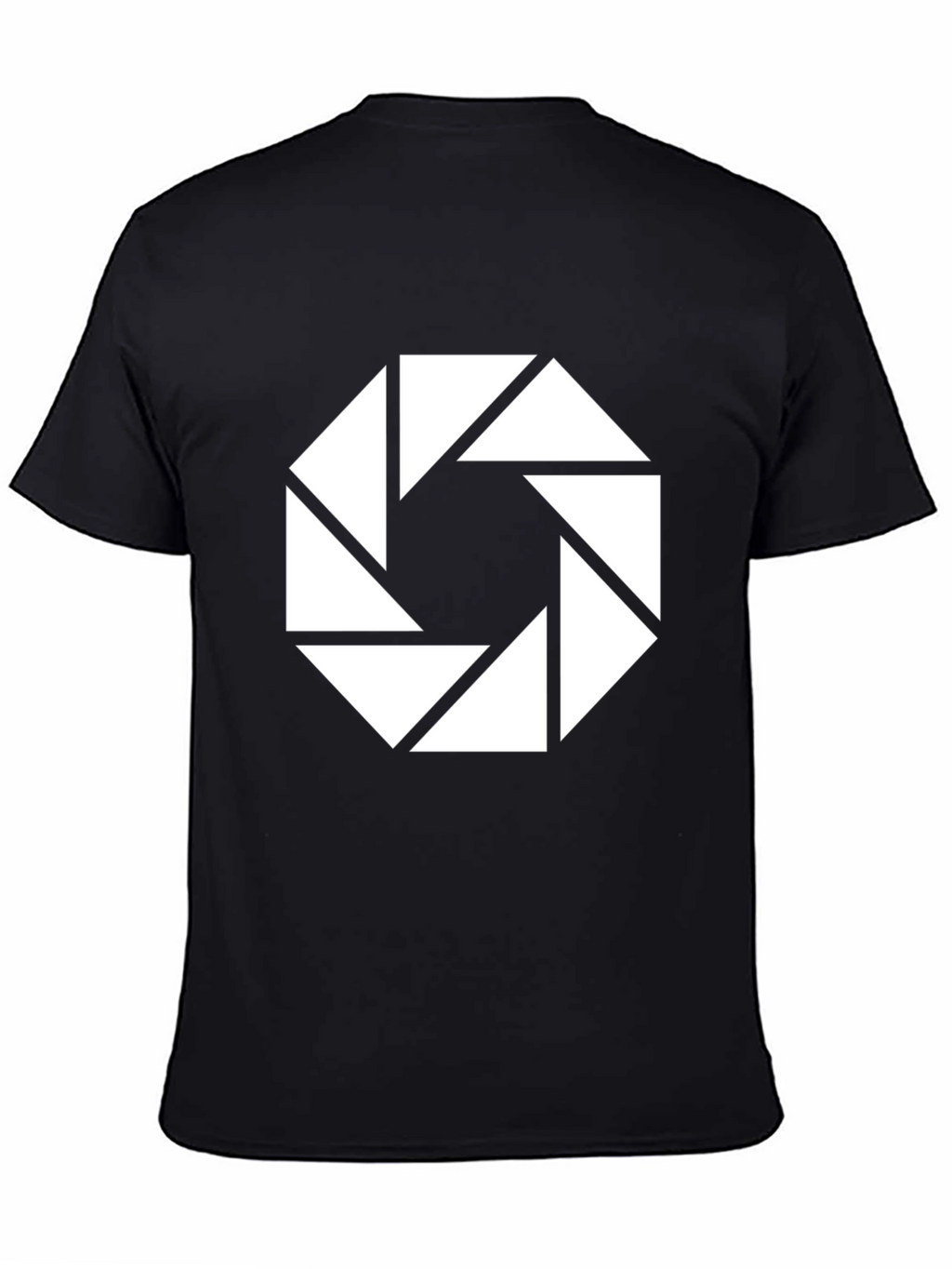 Aperture Science Logo Black T-Shirt