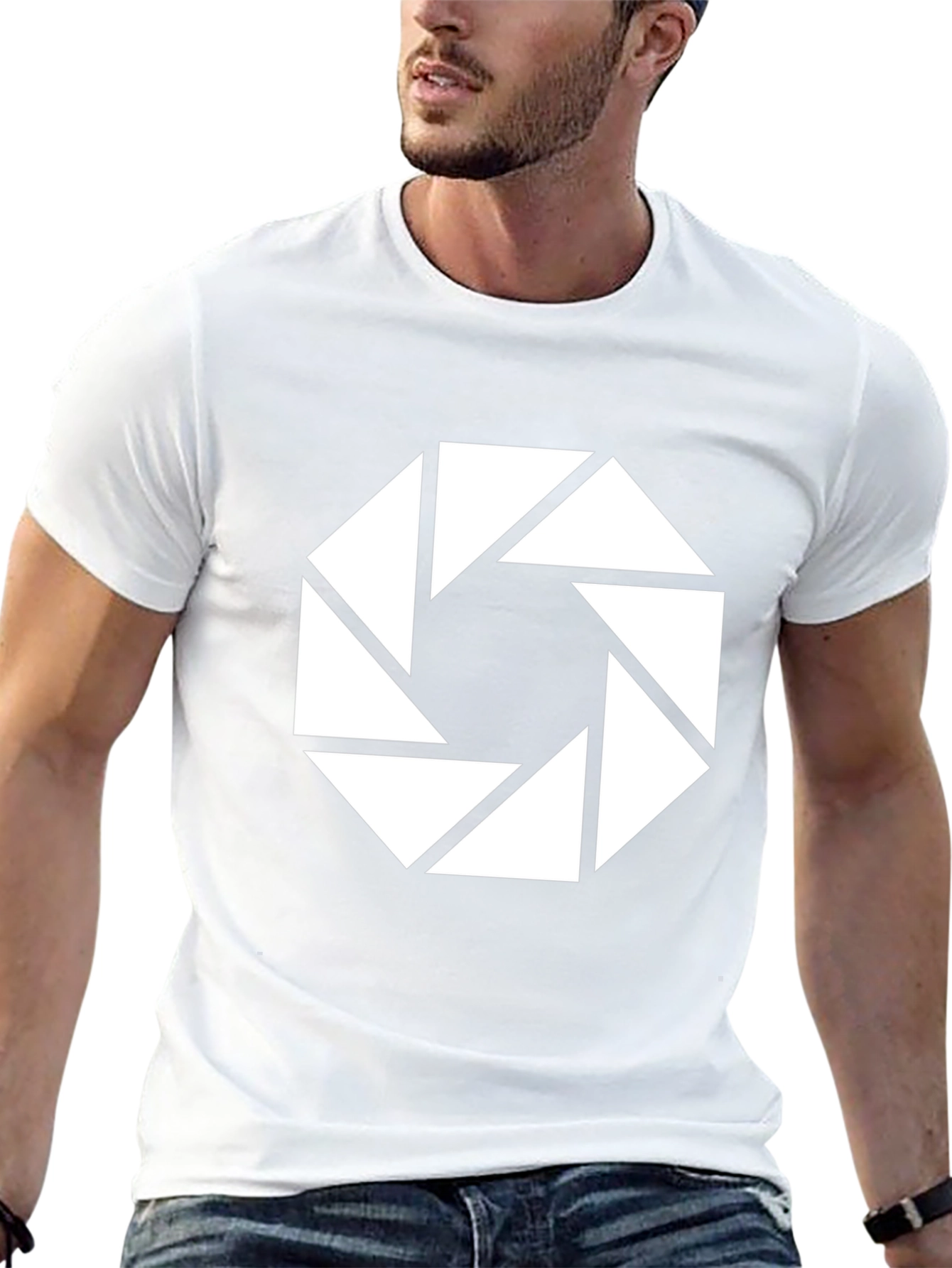 Aperture Science Logo Black T-Shirt