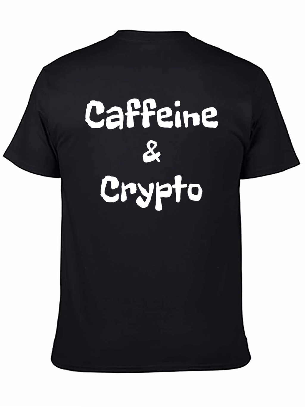 Caffeine & Crypto Black Graphic Tee
