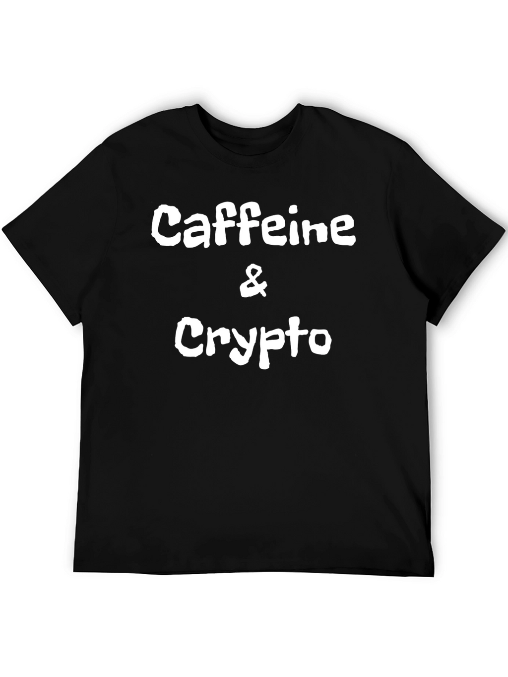 Caffeine & Crypto Black Graphic Tee