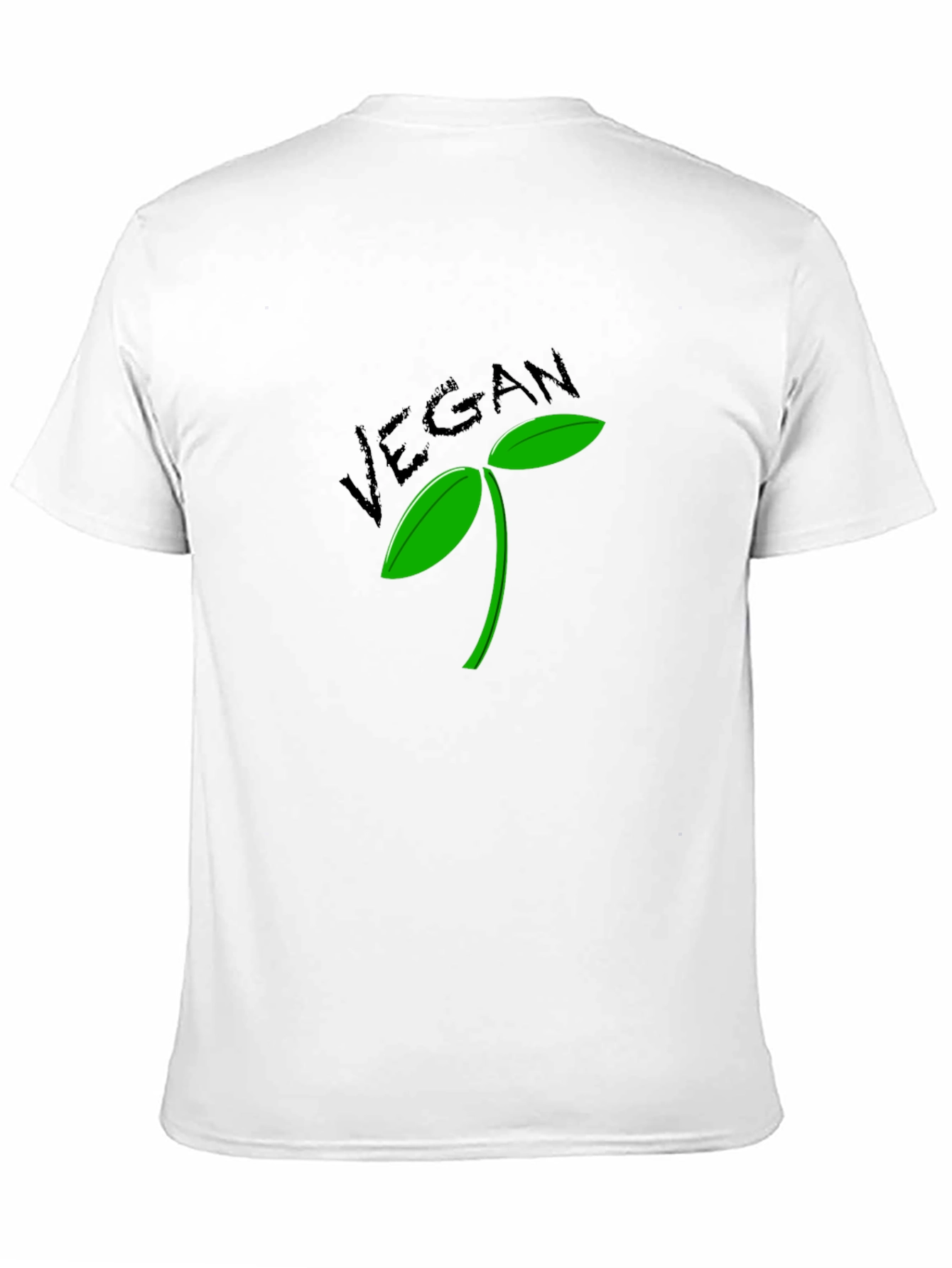 Vegan Sprout T-Shirt - Black Graphic Tee