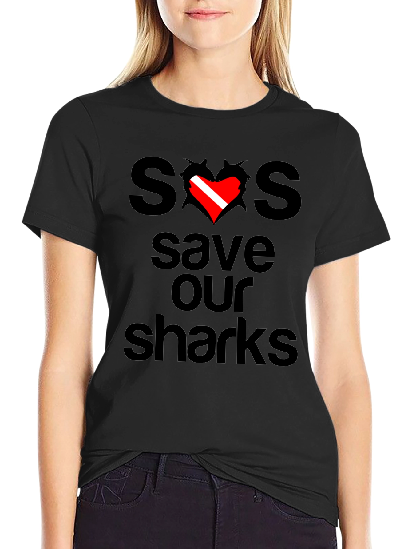Save Our Sharks Graphic T-Shirt