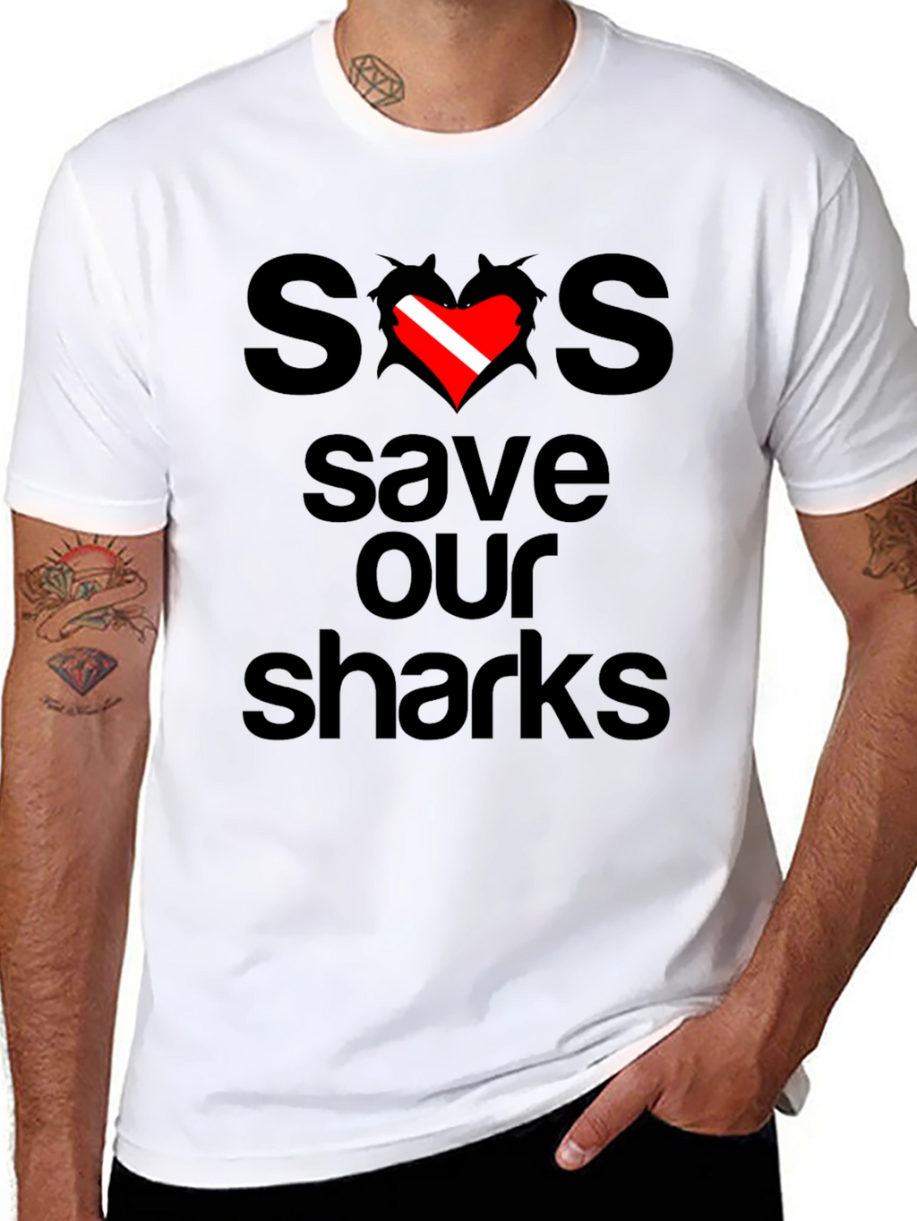 Save Our Sharks Graphic T-Shirt
