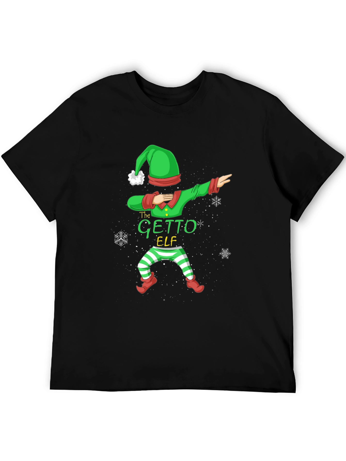 Dabbing Ghetto Elf Christmas Tee - Holiday Cheer!
