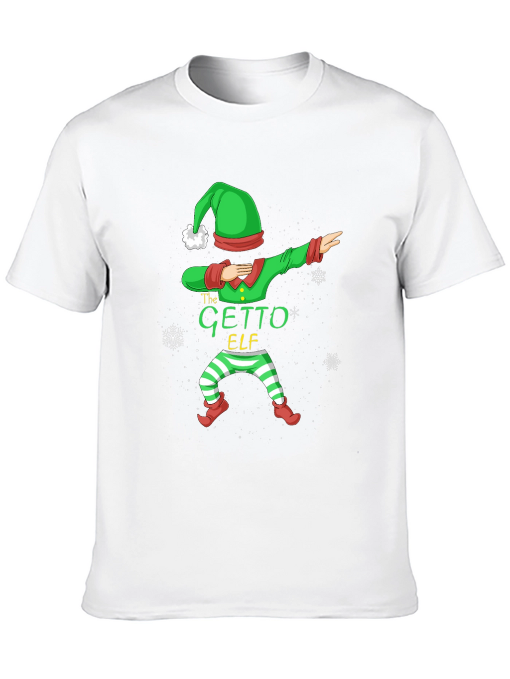 Dabbing Ghetto Elf Christmas Tee - Holiday Cheer!