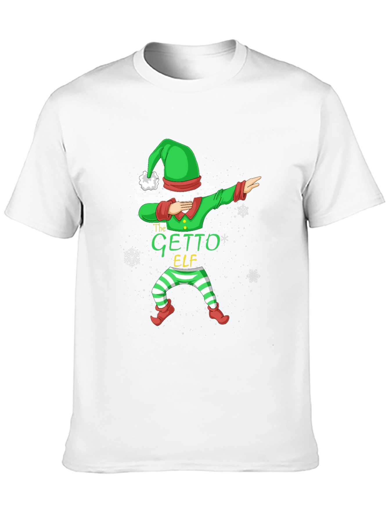 Dabbing Ghetto Elf Christmas Tee - Holiday Cheer!