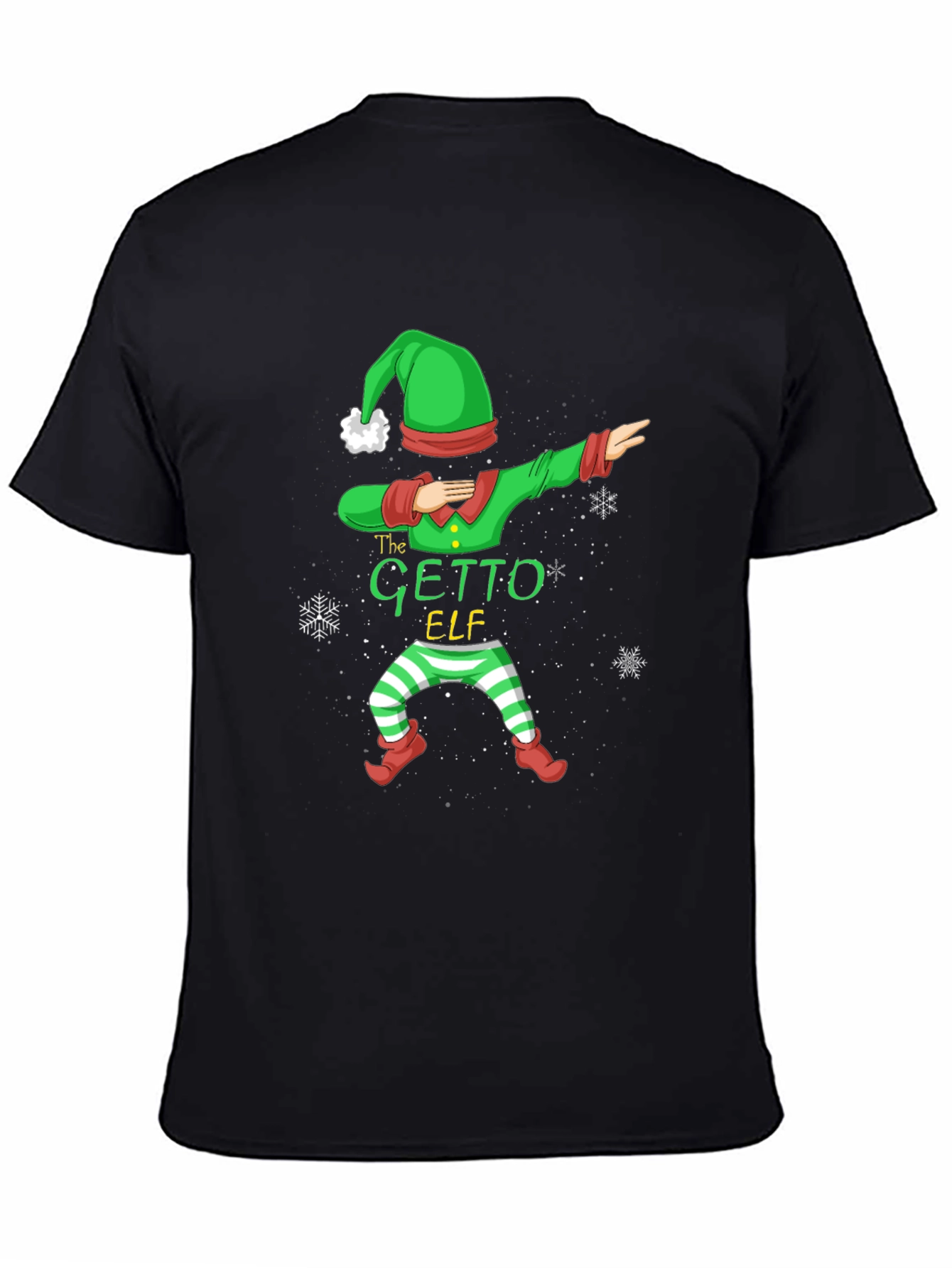 Dabbing Ghetto Elf Christmas Tee - Holiday Cheer!