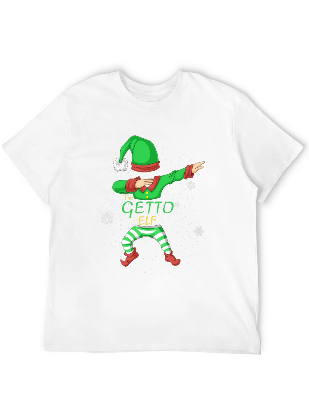 Dabbing Ghetto Elf Christmas Tee - Holiday Cheer!