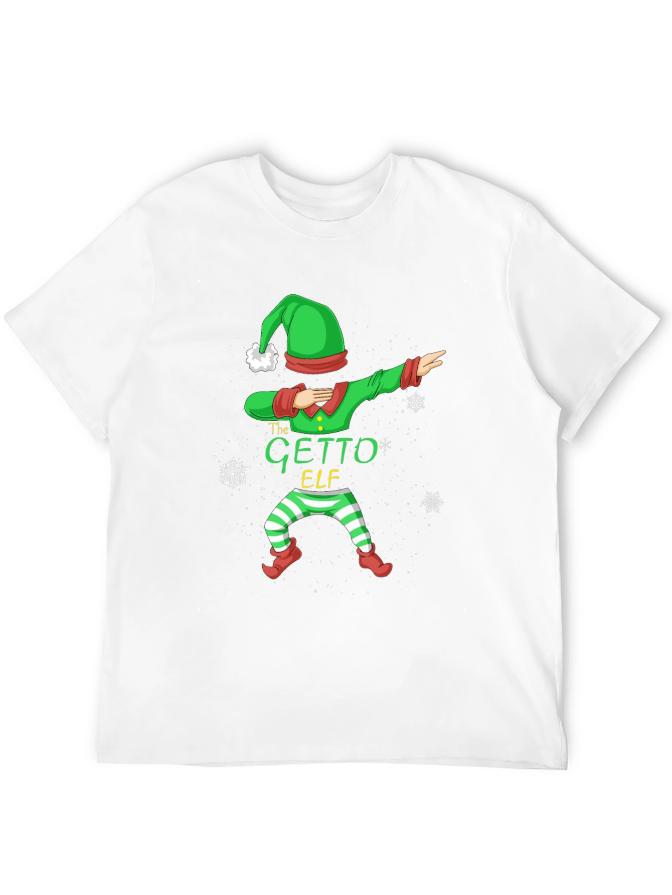Dabbing Ghetto Elf Christmas Tee - Holiday Cheer!