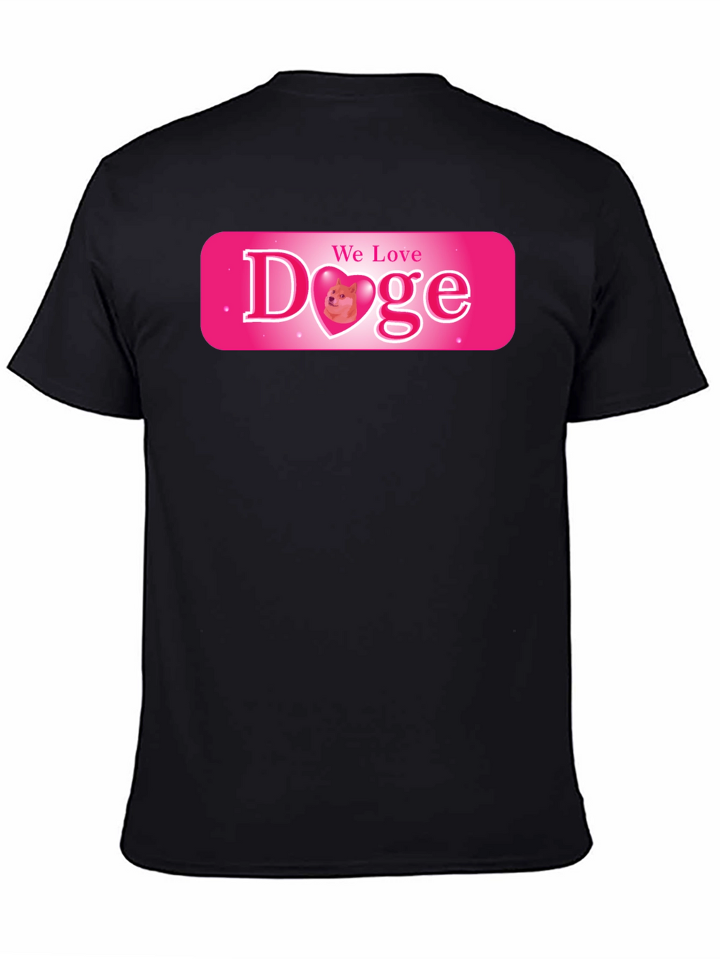 We Love Doge Graphic Tee - Black