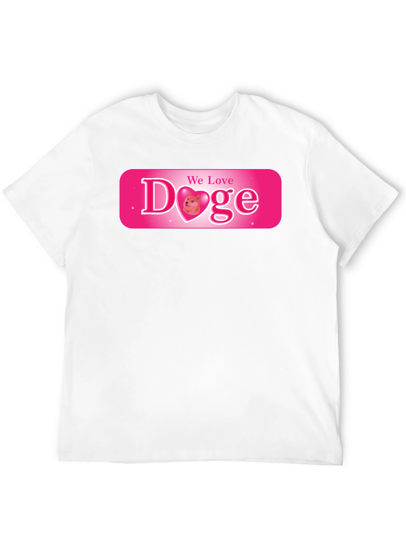 We Love Doge Graphic Tee - Black