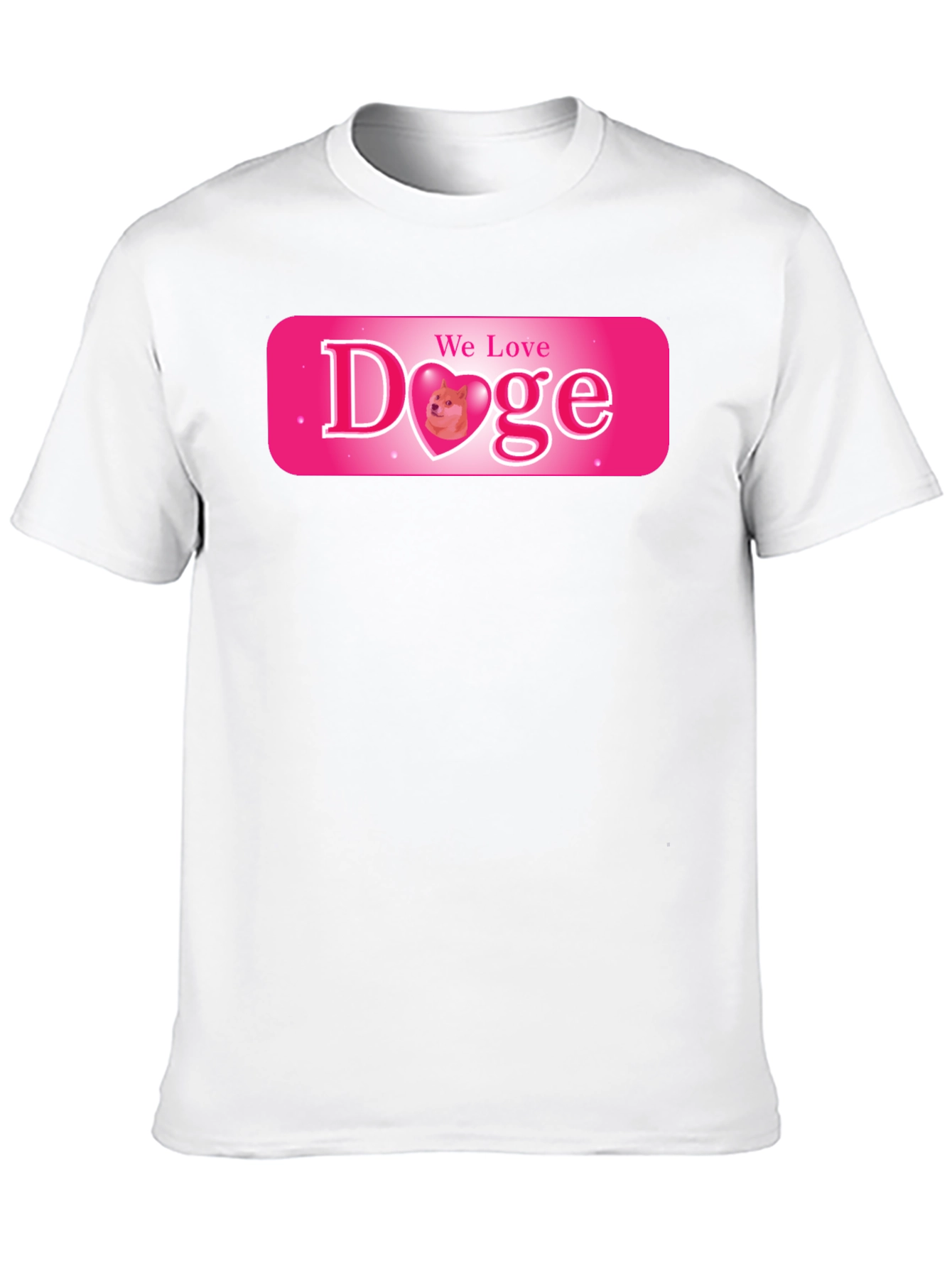 We Love Doge Graphic Tee - Black
