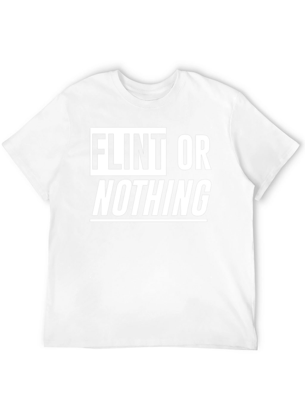 Flint or Nothing Graphic T-Shirt - Black