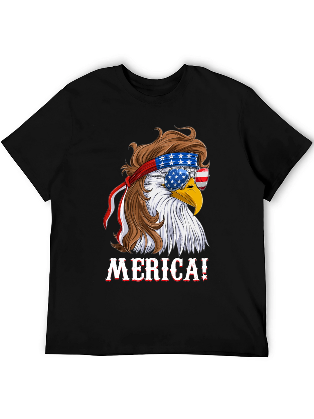 American Eagle T-Shirt Patriotic Merica Design