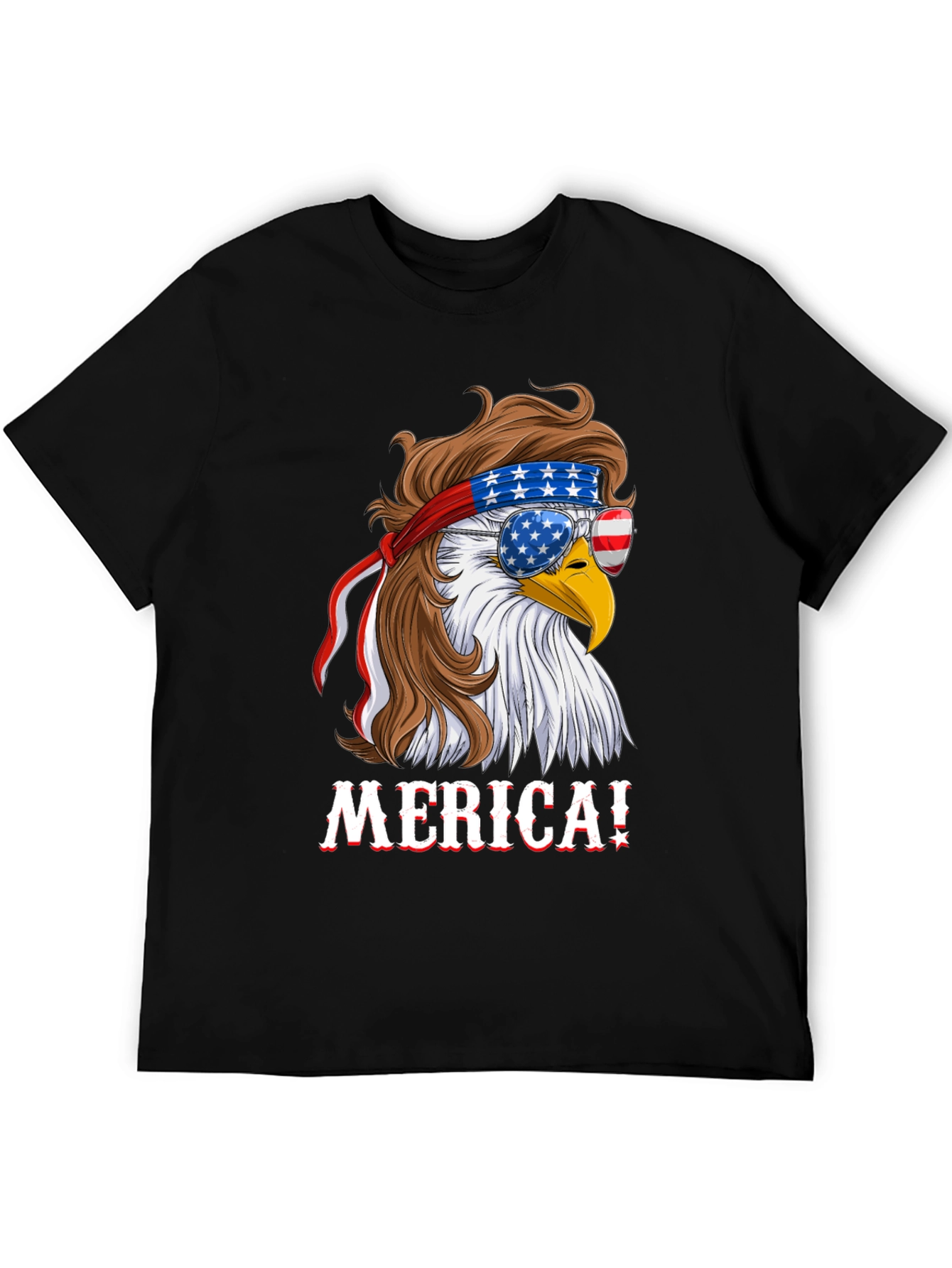 American Eagle T-Shirt Patriotic Merica Design