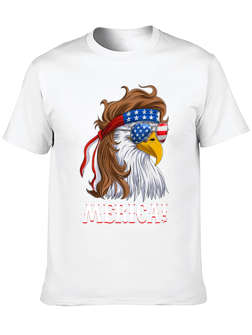 American Eagle T-Shirt Patriotic Merica Design
