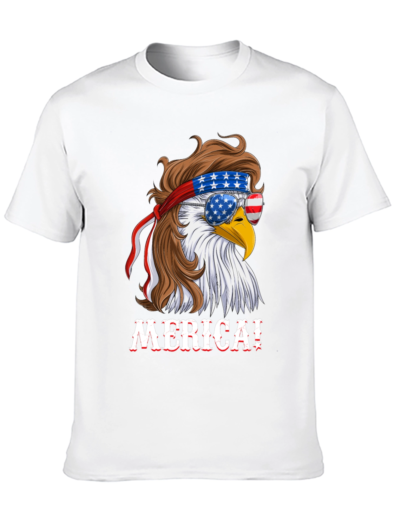 American Eagle T-Shirt Patriotic Merica Design