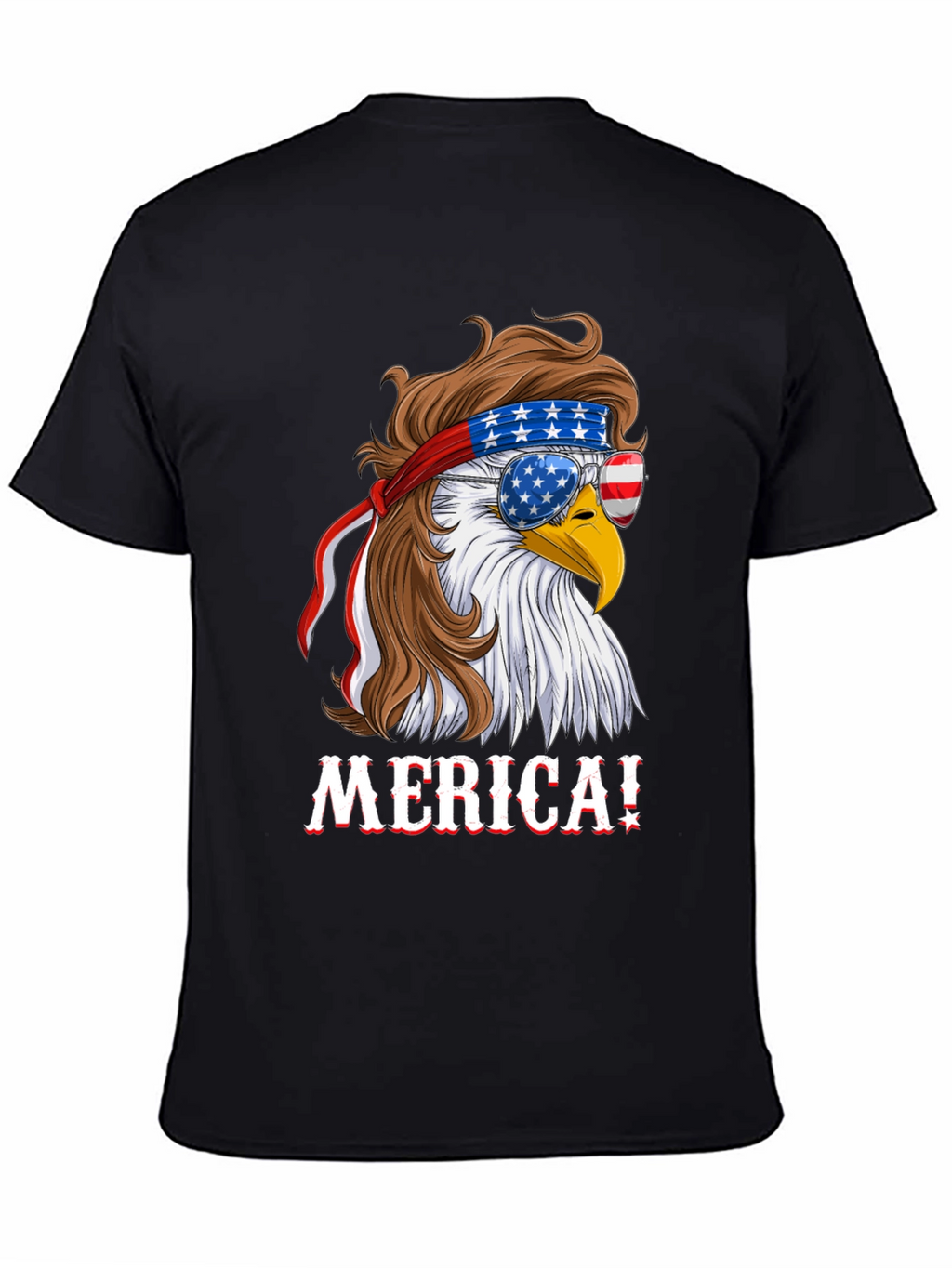 American Eagle T-Shirt Patriotic Merica Design