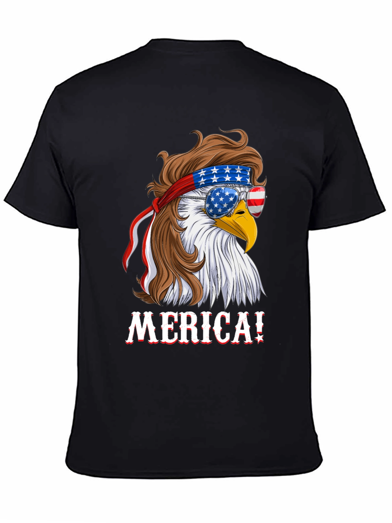 American Eagle T-Shirt Patriotic Merica Design